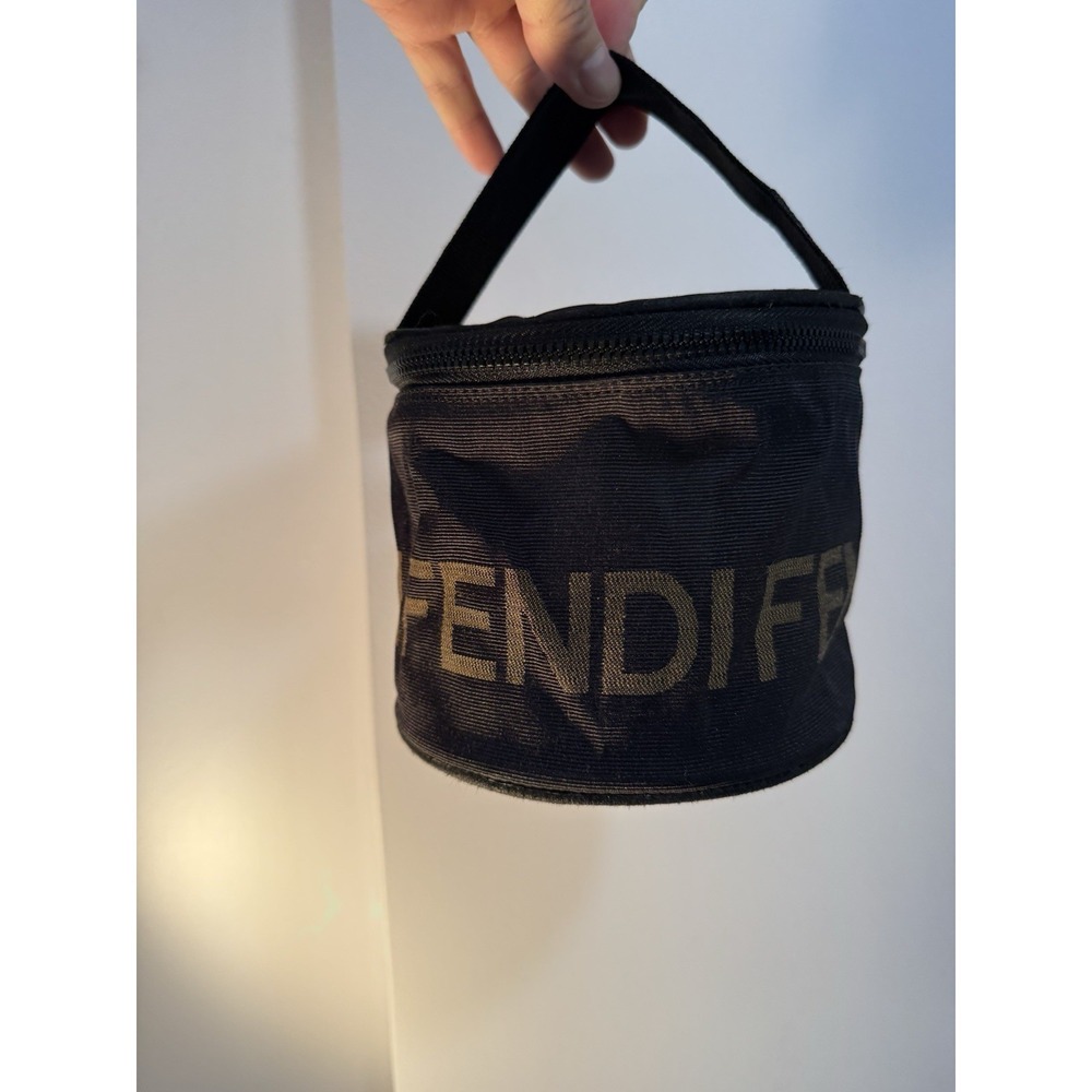 Fendi Canvas Vanity Bag Authentic - Picture 12 of 12